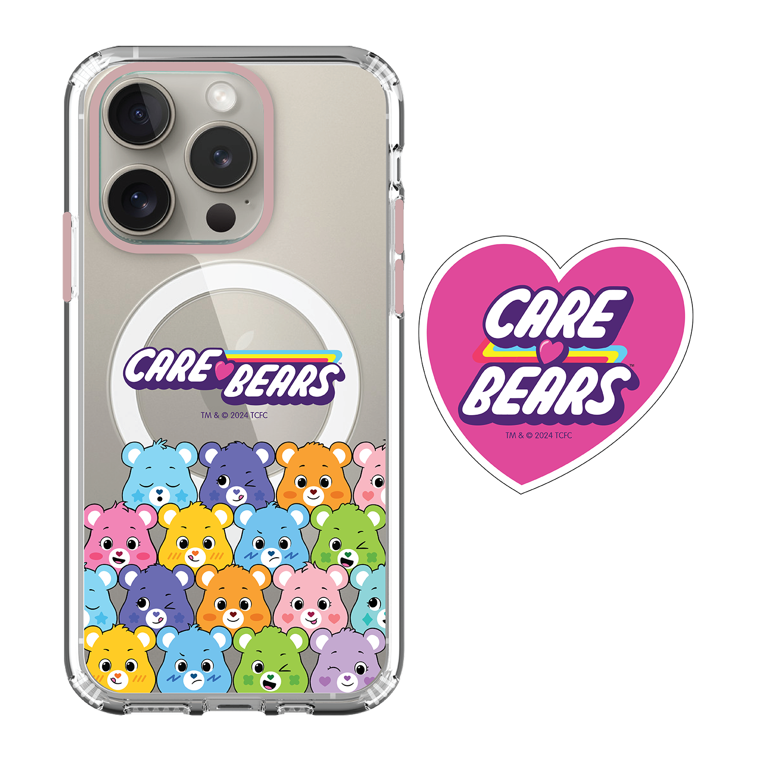 Care Bears iPhone Case / Android Phone Case & Magsafe Grip Stand Set (CB107MS)