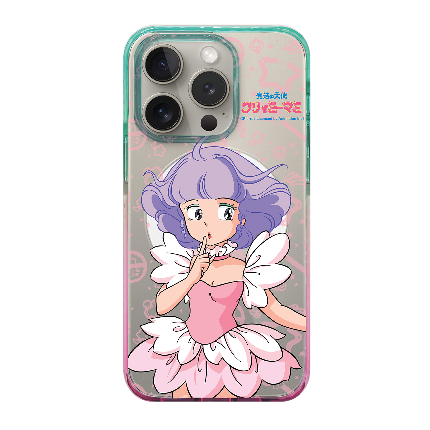 《我係小忌廉》 魔法の天使クリィミーマミ 彩色邊框 手機殼 iPhone Case (CM83CP)