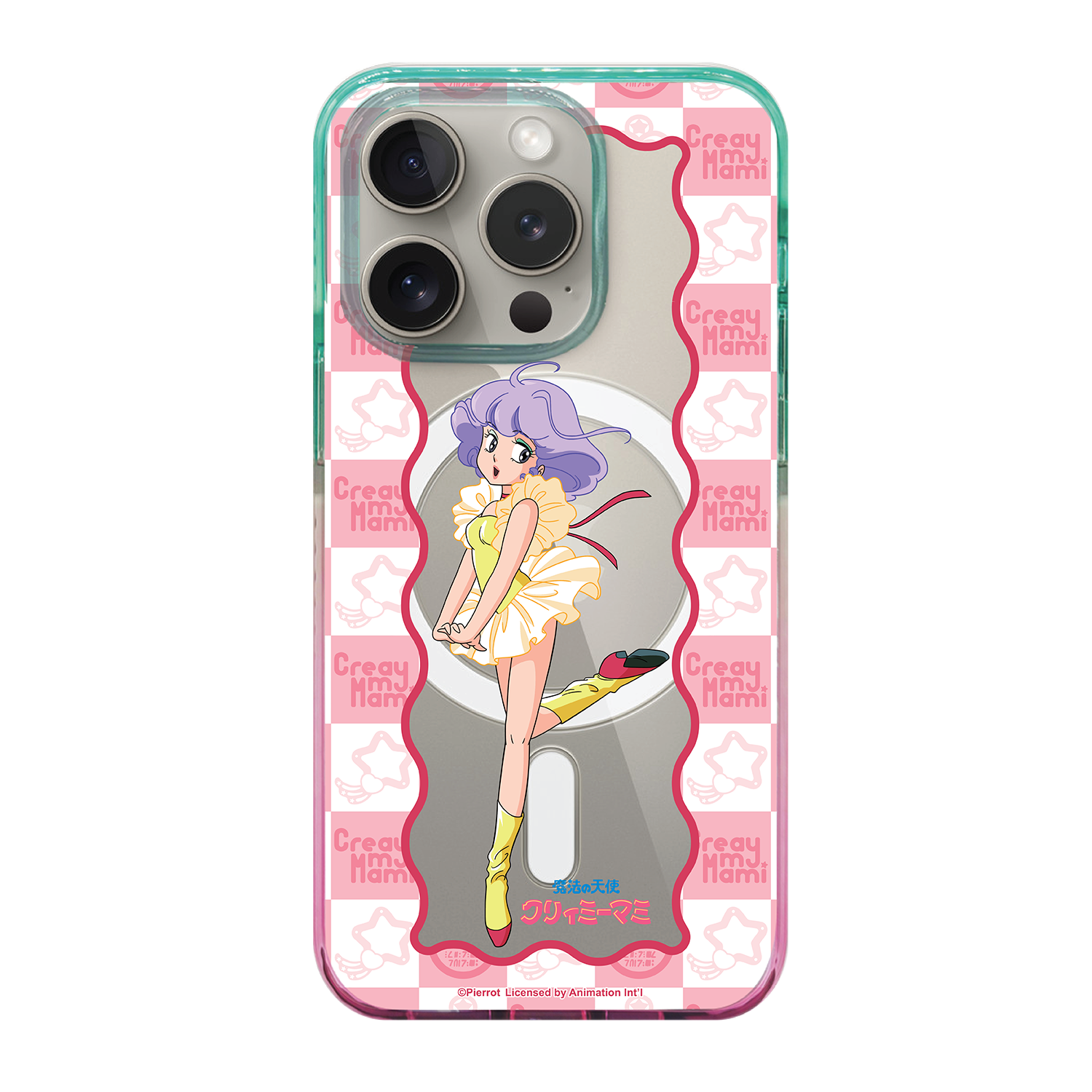 《我係小忌廉》 魔法の天使クリィミーマミ 彩色邊框 手機殼 iPhone Case (CM85CP)