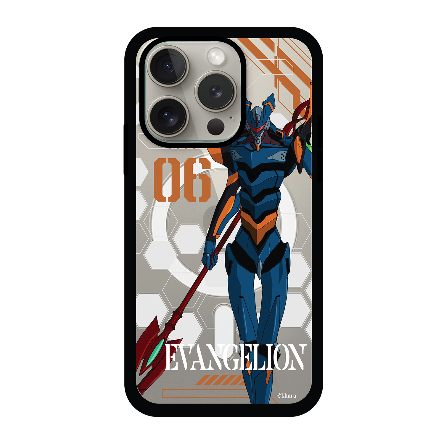 Evangelion Clear Case / iPhone Case / Android Case / Samsung Case  新世紀福音戰士 正版授權 全包邊氣囊防撞手機殼 (EVA Mark.06)