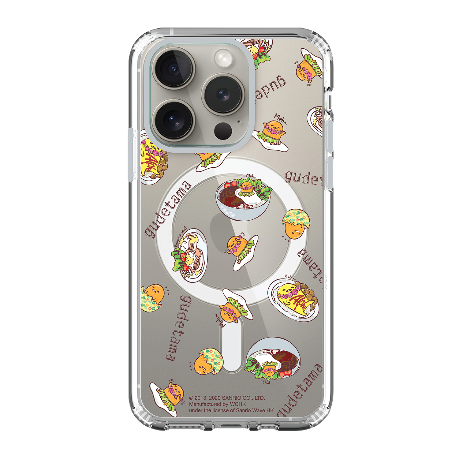 Gudetama Clear Case / iPhone Case / Android Case / Samsung Case 防撞透明手機殼 (GU106)