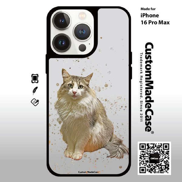 CustomMadeCase - Cartoon Mirror Case 相片漫畫化設計 鏡面手機殼 (人像 寵物 兒童 家庭)