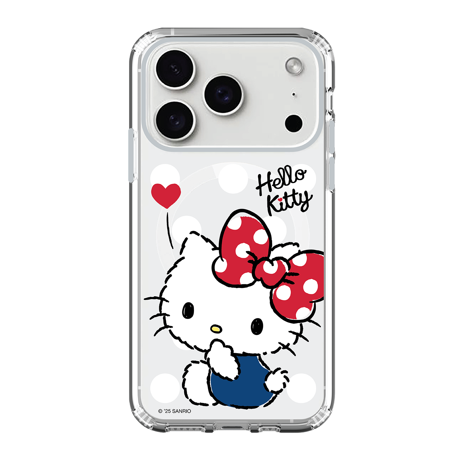 Hello Kitty Clear Case / iPhone Case / Android Case / Samsung Case 正版授權 全包邊氣囊防撞手機殼 (KT136)
