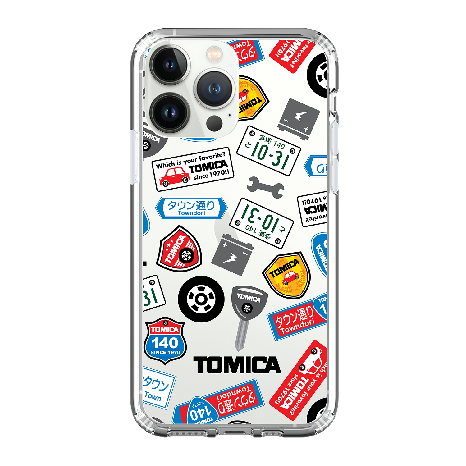 TOMICA Clear Case / iPhone Case / Android Case / Samsung Case 正版授權 專利設計 全包邊氣囊防撞手機殼 (TOMICA01)