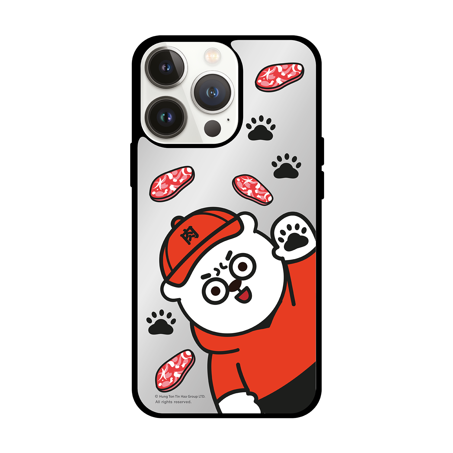 Yookgun Kuma 肉緊熊 iPhone Mirror Case / Samsung Mirror Case (YGK89M)