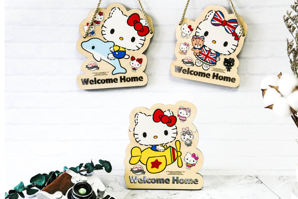 Hello Kitty Wooden Signage (KT82s)