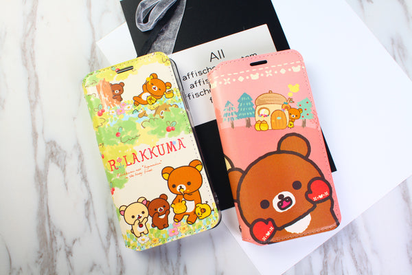 Rilakkuma Leather Flip Case (RKCM01)