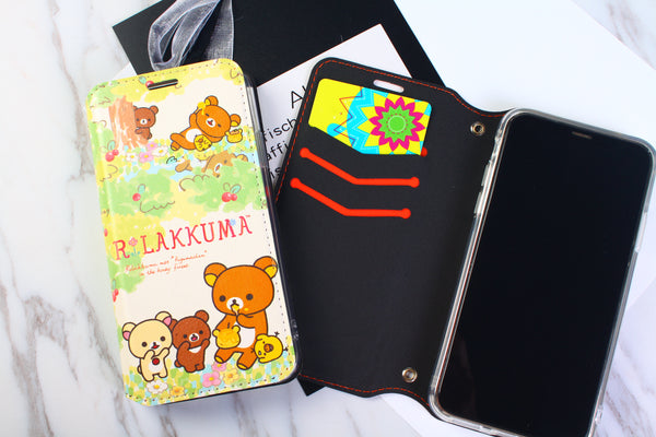 Rilakkuma Leather Flip Case (RKCM01)