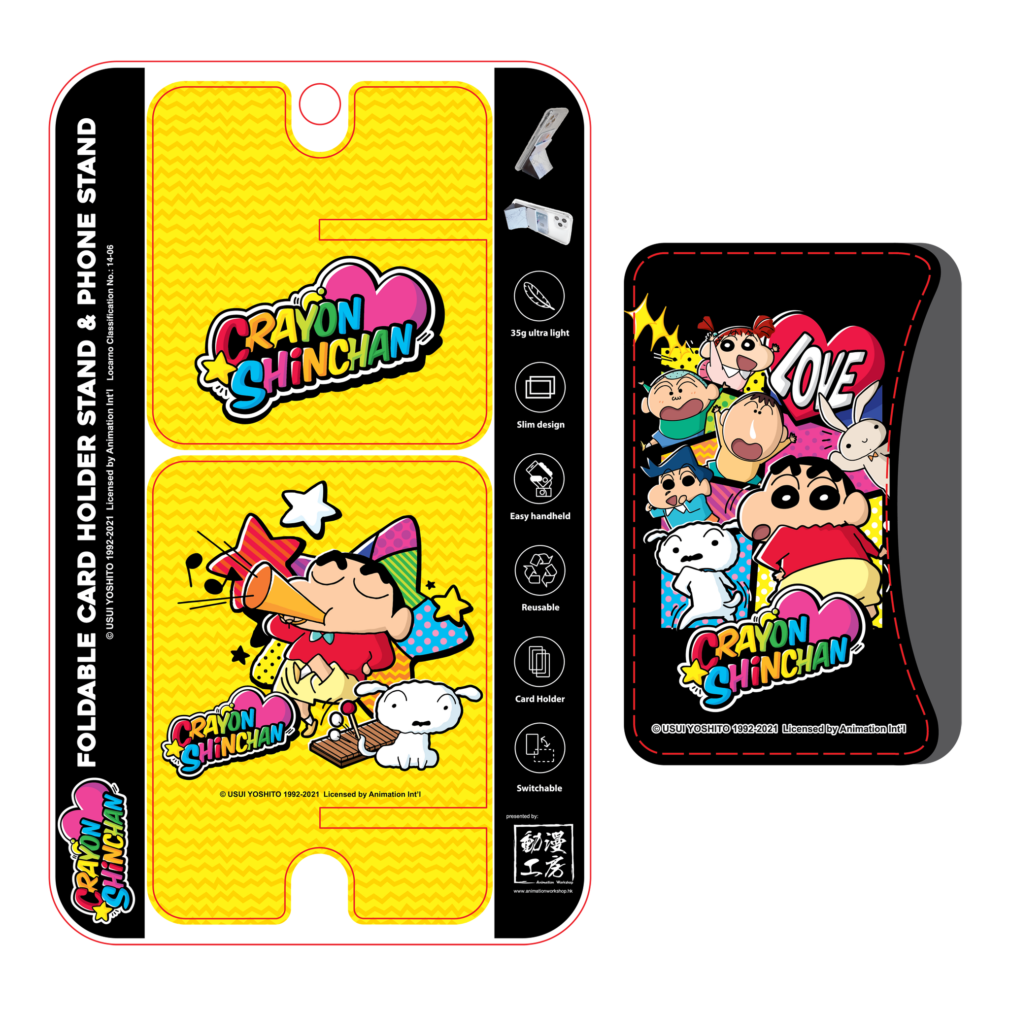 Crayon Shin-chan Magsafe Card Holder & Phone Stand (SC263CC)